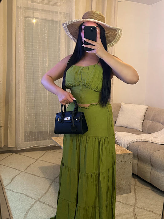 Enssemble "Santorini" vert kaki